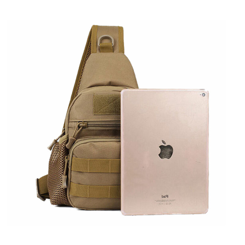 JINNUOLANG-mochila táctica impermeable, bolso de hombro militar, bandolera Molle, bolso de pecho de transporte diario al aire libre