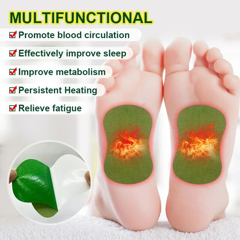 Parche Herbal para el cuidado de los pies, alivio del sueño, pérdida de peso, fatiga, ansiedad