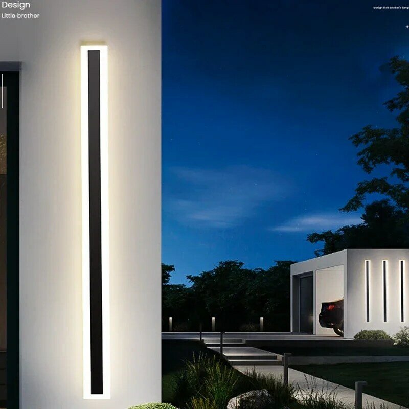 Lâmpada de parede LED moderna e simples, Varanda Varanda Iluminação, Mobília da sala de estar, Iluminação do corredor, 10-12W, 30-40cm