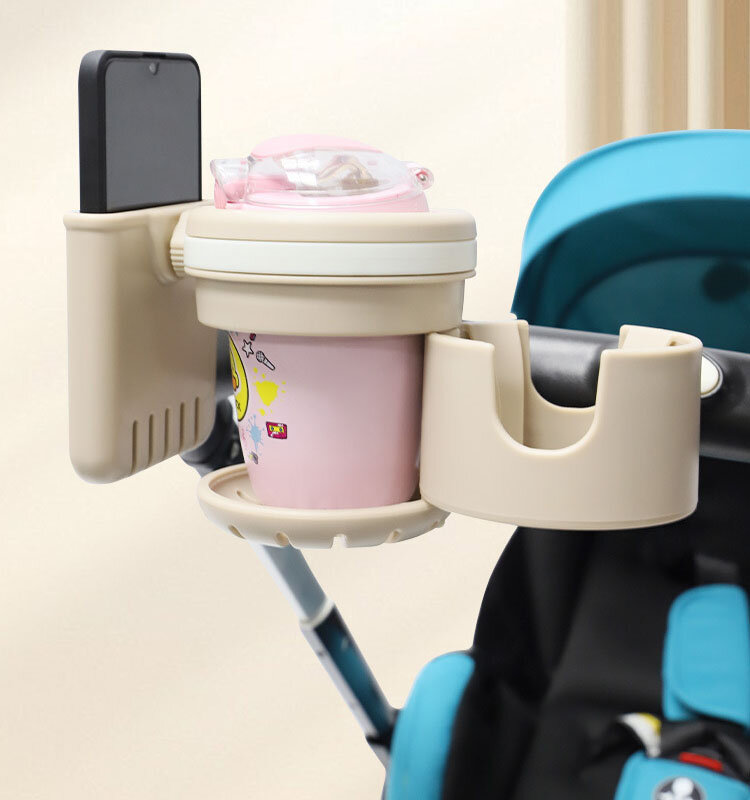 Soporte de botella de agua de liberación rápida para cochecito de bebé, accesorios de cochecito de bebé, estante para taza de bebé, carro para niños, bicicleta