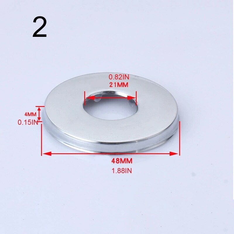 Round Escutcheon Plate Wall Split Flange Faucet Decorative Cover for Beautifying, Covering, Blocking the Pipe Holes Dropship