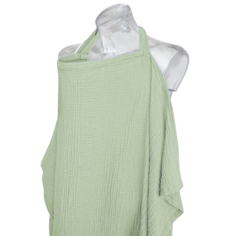 Y1UB – serviette d'allaitement douce respirante, couverture Poncho d'allaitement