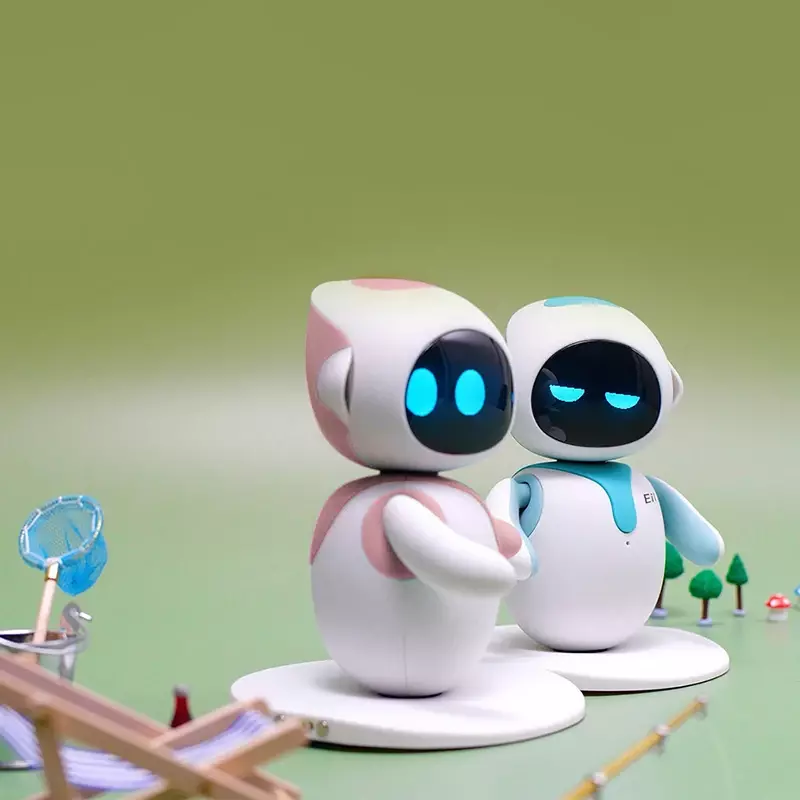 Eilik-Robot inteligente de interacción emocional, juguete electrónico educativo con inteligencia artificial, táctil, interactivo, con voz de acompañamiento para mascotas