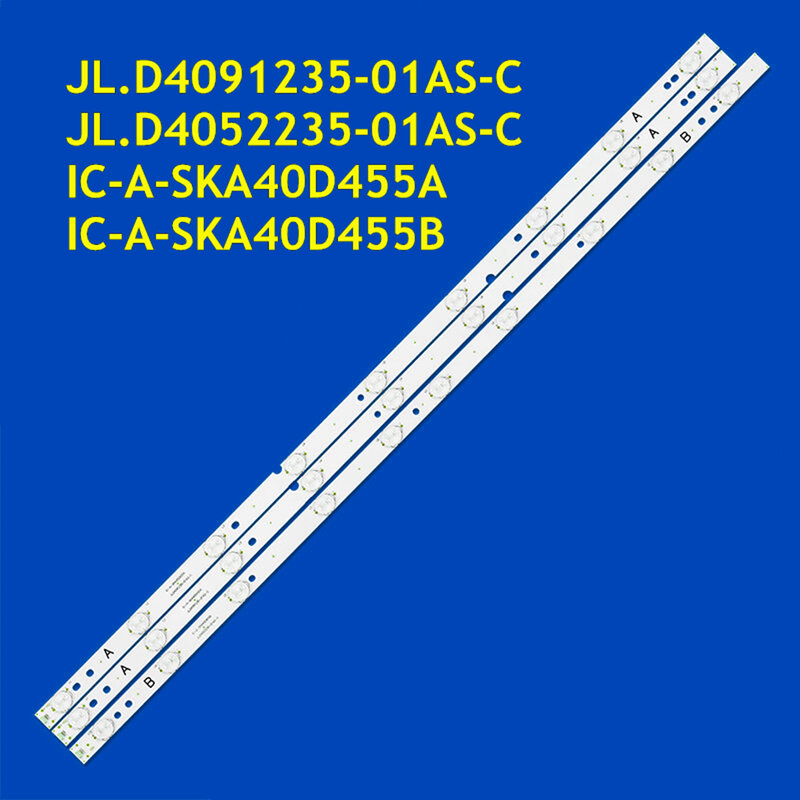 Strip LED untuk 4021 40LES69 40LES73 V400HJ6-PE1 JL.D4052235-01AS-C IC-A-SKA40D455A IC-A-SKA40D455B JL.D4091235-01AS-C
