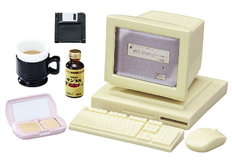 Brinquedos em miniatura para crianças, remessa japonesa, recordações nostálgica, dias da juventude dos anos 90, decoração para desktop Gashapon