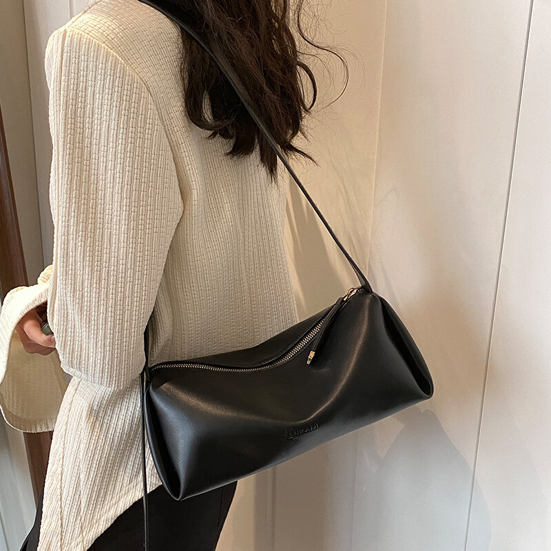 Lady Classic Baguette Bags Fashion Luxury Designer Underarm Shoulder Bags for Women Casual Crossbody Bags PU Leather Clutches