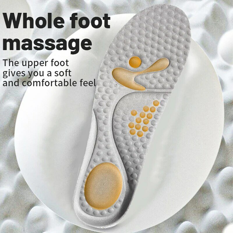 Sport Insoles for Shoes Memory Foam Sole Breathable Cushion Sport Running Insoles for Feet Orthopedic Insoles