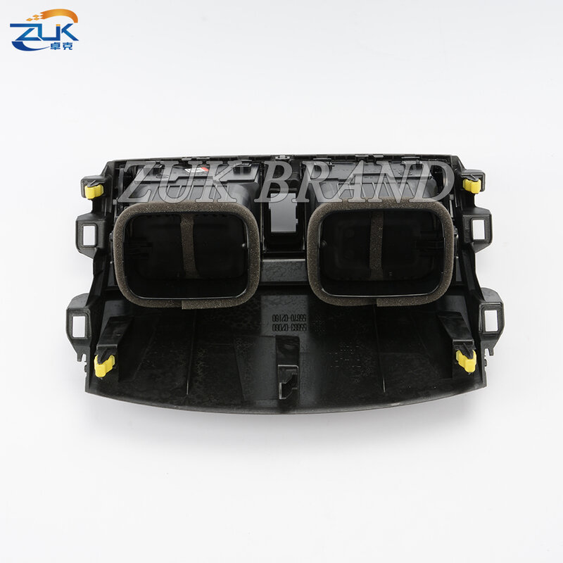 ZUK-Panel de salida de aire acondicionado para coche, cubierta de rejilla para Toyota Corolla Altis E15, 2007, 2008, 2009, 2010, 2011, 2012, 2013