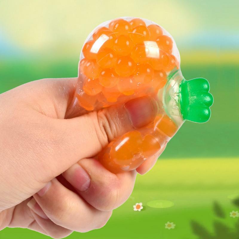 Spremere carota giocattoli bambini antistress pizzico giocattolo decompressione giocattolo per bambino adulto carota forma pizzico palla frutta Squishies