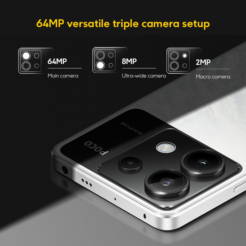 إصدار عالمي هاتف ذكي سنابدراجون 7s Gen 2, 41Hz, شاشة عرض AMOLED, كاميرا 64 ميجابكسل, NFC, 67 واط, GB, 5G