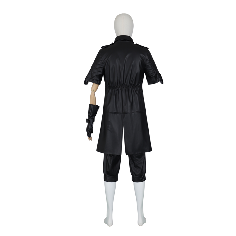 Traje de Anime Final Fantasy XV Noctis Lucis Caelum para hombre y mujer, uniforme de Cosplay, Conjunto de camiseta de cuero, traje de Halloween