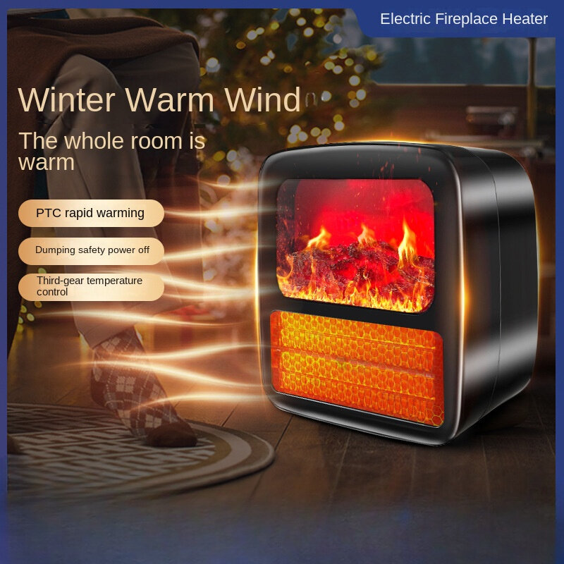 Electric Space Heater New Fast Heater Household Small Electrics Heaters for Room Energysaving Portable Electric Warmer Household