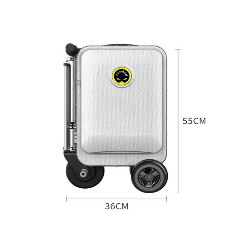 Neue 20 Zoll fahrbare Gepäck kabine Elektroauto Koffer Smart App Control Männer Frauen Reiten sitzen Gepäck Reisen tragbar