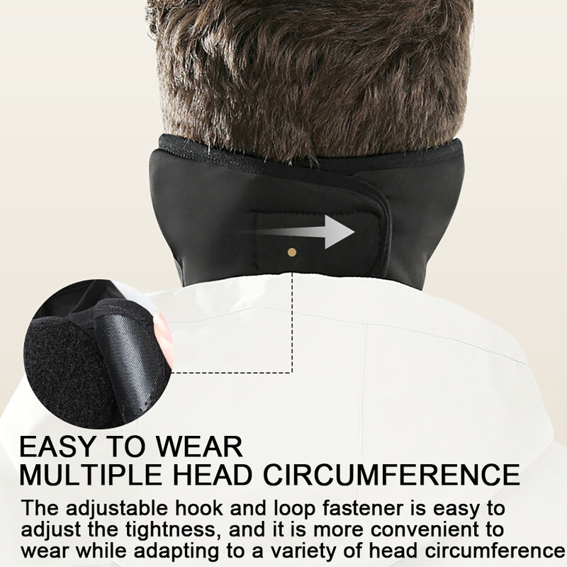 LOOGDEEL Winter Unisex Warm Fleece Mask Windproof Cycling Facemask Anti Dust Balaclava Reusable Outdoor Sports Thermal Headwear