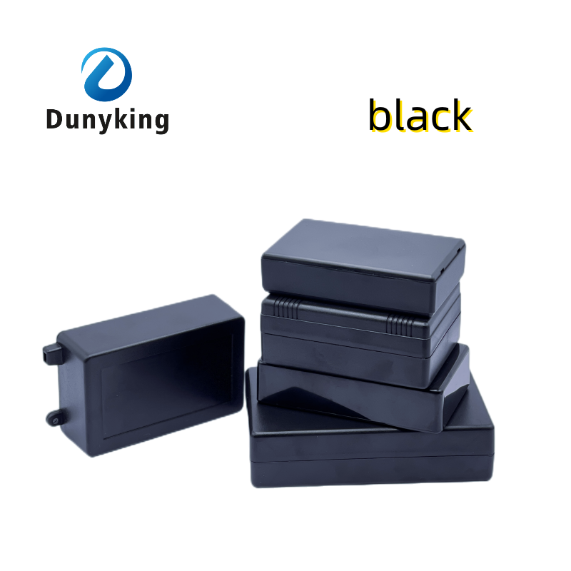 1ชิ้นกันน้ำสีดำ/ สีขาวกรณีปลอกหุ้มพลาสติก ABS กล่องเก็บของกล่องหุ้มอุปกรณ์อิเล็กทรอนิกส์อุปกรณ์อิเล็กทรอนิกส์
