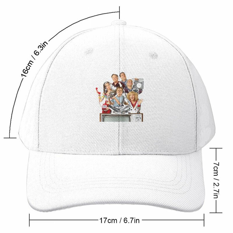 Graphic poster characters sitcomCap Baseball Cap Rugby Anime Woman Men's