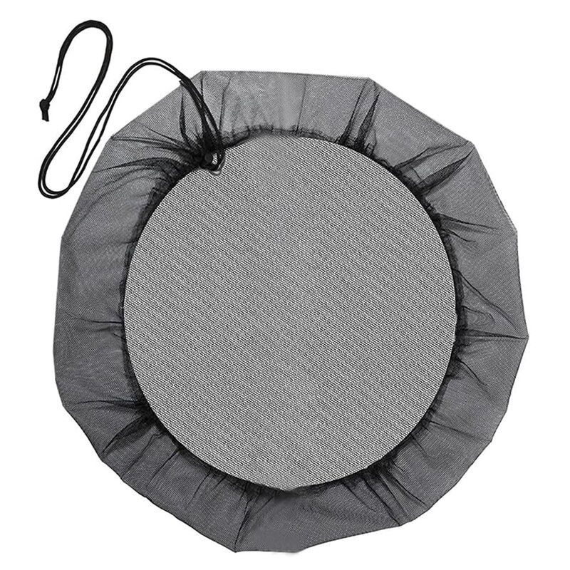 Anti-Mosquito Dustproof Mesh Cover, Chuva Barris Netting, Coleta de água, Baldes Tanque, Raindrop Colheita, 60cm