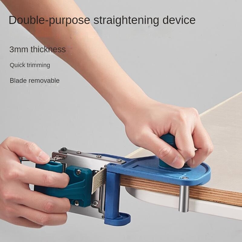 Bordatura Trimmer lavorazione del legno curvo/dritto Dual Quick Edge Banding Trimmer carpenteria PVC Edge Band utensile da taglio durevole