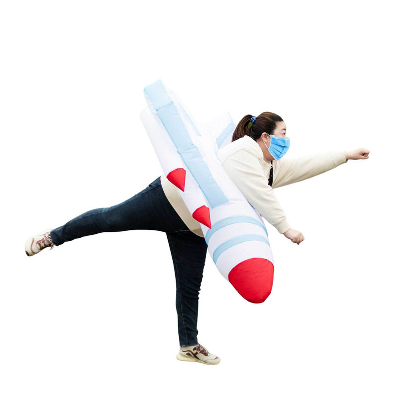Vêtements gonflables drôles de saut d'avion d'équitation, vêtements gonflables de partie, pli de jeu, 150 à 180cm, nouveau