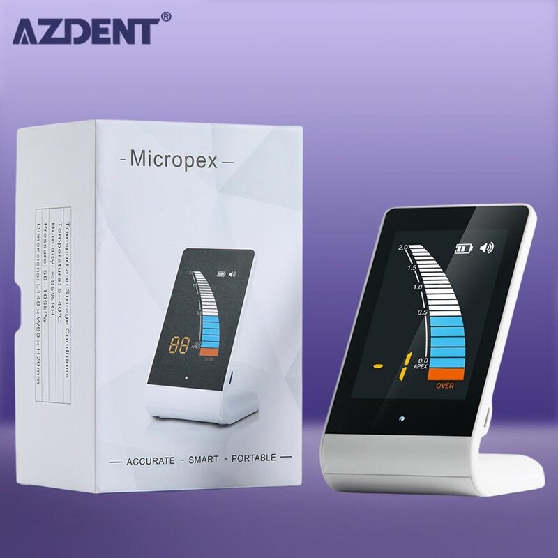 AZDENT Dental Endo Apex Locator Dentistry Endodontics Root Canal Measurement Mini Root Canal Located Instruments Dentistry Tool
