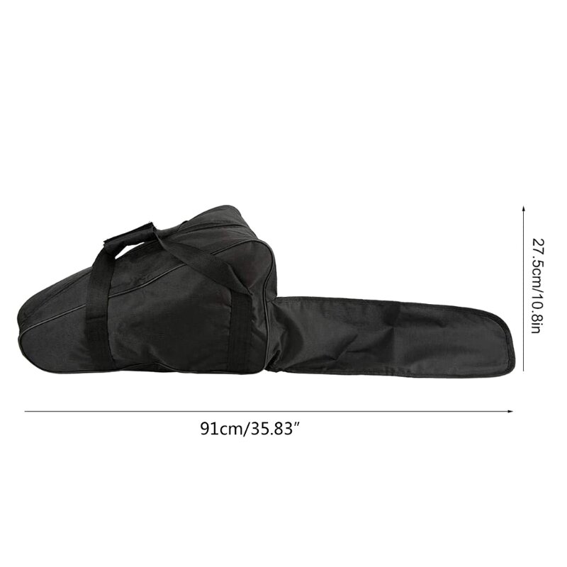 حقيبة المنشار K1KA تحمل للحقيبة المحمولة للحماية وحامل مقاوم للماء مناسب لحقيبة تخزين المنشار مقاس 17 بوصة باللون الأسود