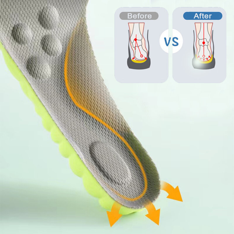 Lateksowe sportowe wkładki miękkie o wysokiej elastyczności wkładki do butów oddychająca poduszka amortyzująca wkładka podpierająca sklepienie stopy mężczyzn