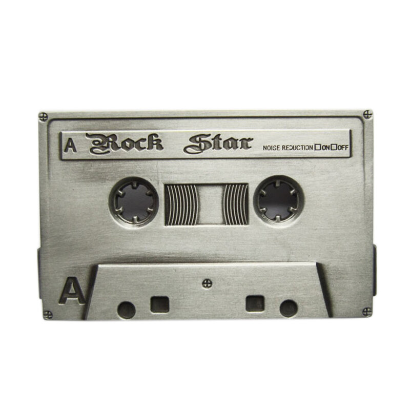 Vintage Style Rock Music Cassette Tape Belt Buckle Gurtelschnalle Boucle de ceinture also Stock in US BUCKLE-MU026