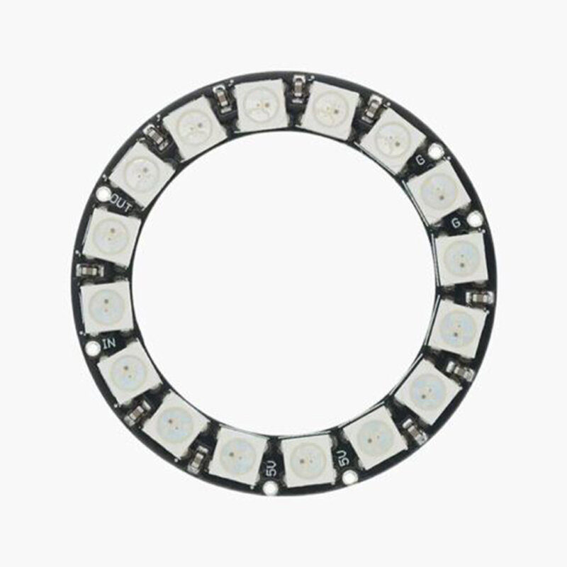 1pc 5V Individual Addressable RGB LED Ring Outdoor Lighting Accessories Outdoor Decorative Colored Lights For ArduinoW 812