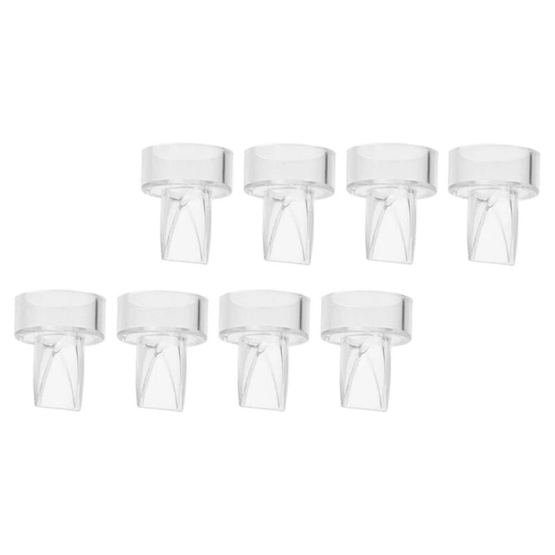 8 pezzi accessori per tiralatte parti a becco d'anatra valvole per bottiglie di latte materno da donna Gel di silice Miss Wearable