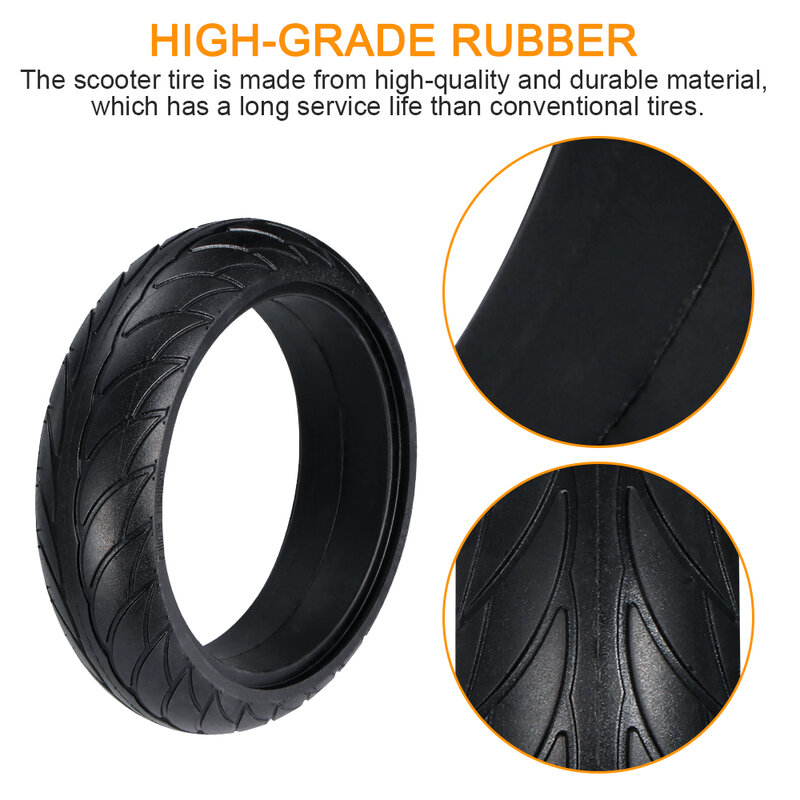 High quality 8' Solid Tire For Ninebot ES Electric Scooter Front Rear Tires Wheel Tyre Replacement for Ninebot ES1 ES2 ES4 Tyres