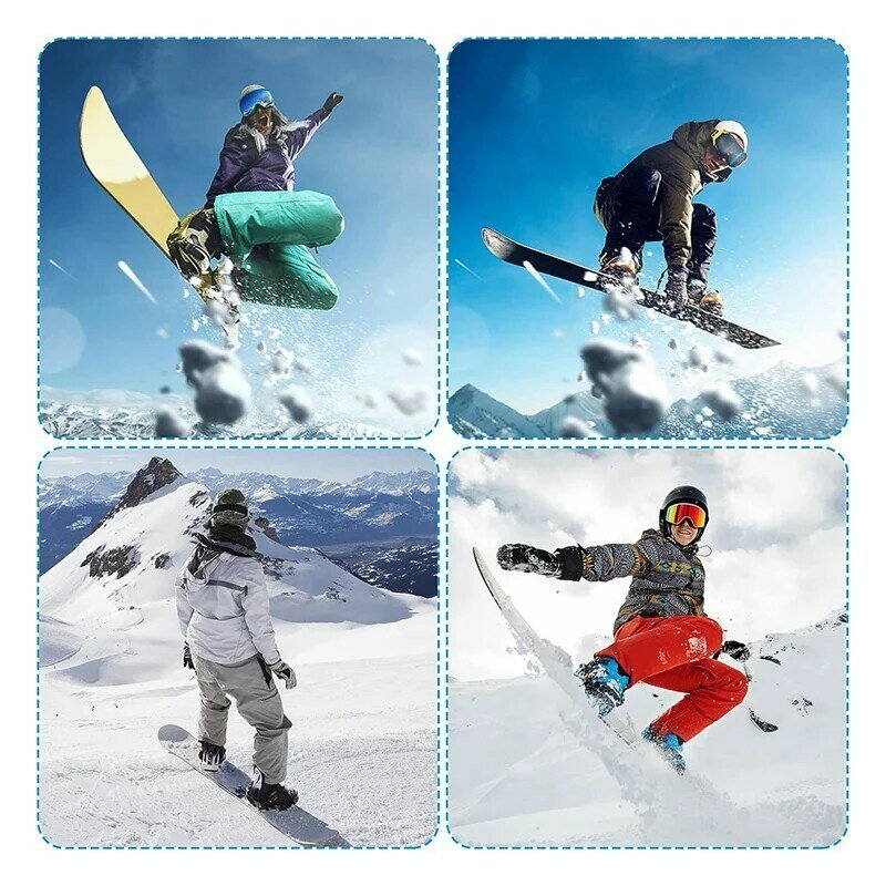 6 Stück Snowboard Knöchel Leiter Gurt Snowboard Leiter Gurt Bindung Ersatz mit Schrauben