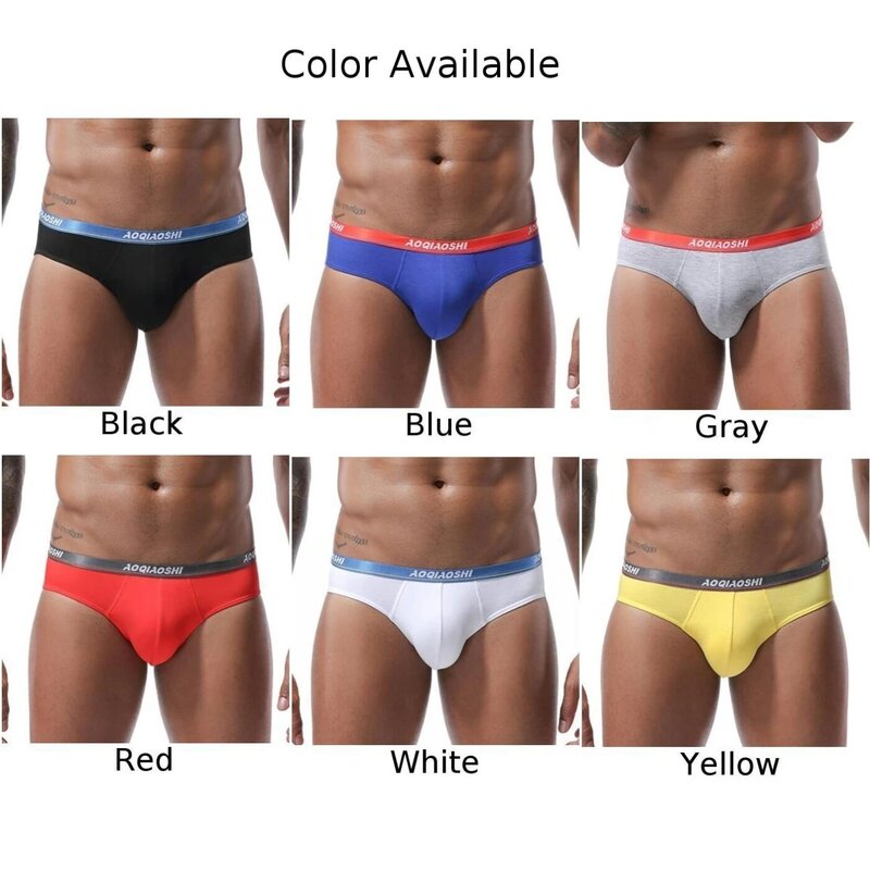 Men's Low Rise Panties Slip Bulge Pouch Swimwear Beachwear Thong Youth Bikini Male Breathable Underwear Convex Pouch Underpants
