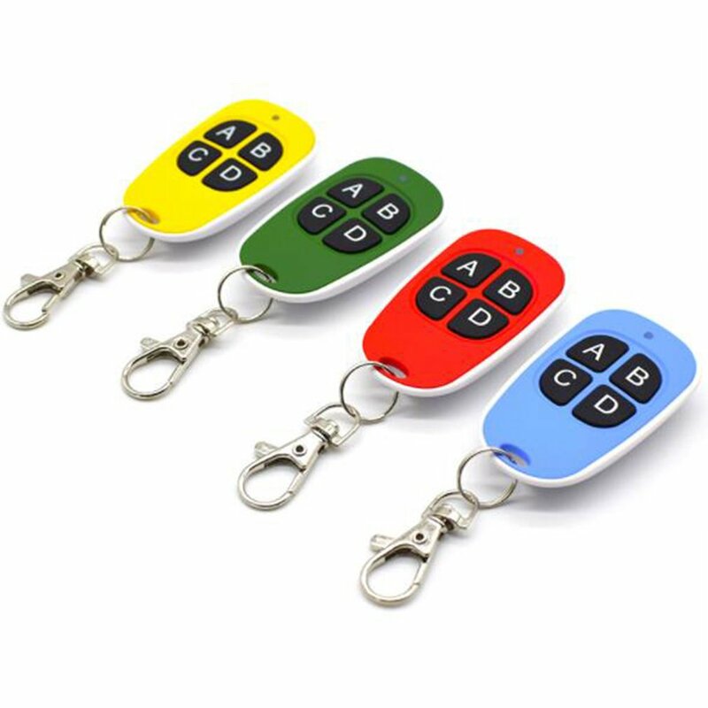 2024 New 433MHZ Copy Remote Control Garage Door Durable Remote Control With Emission LED And Low Battery Indicator