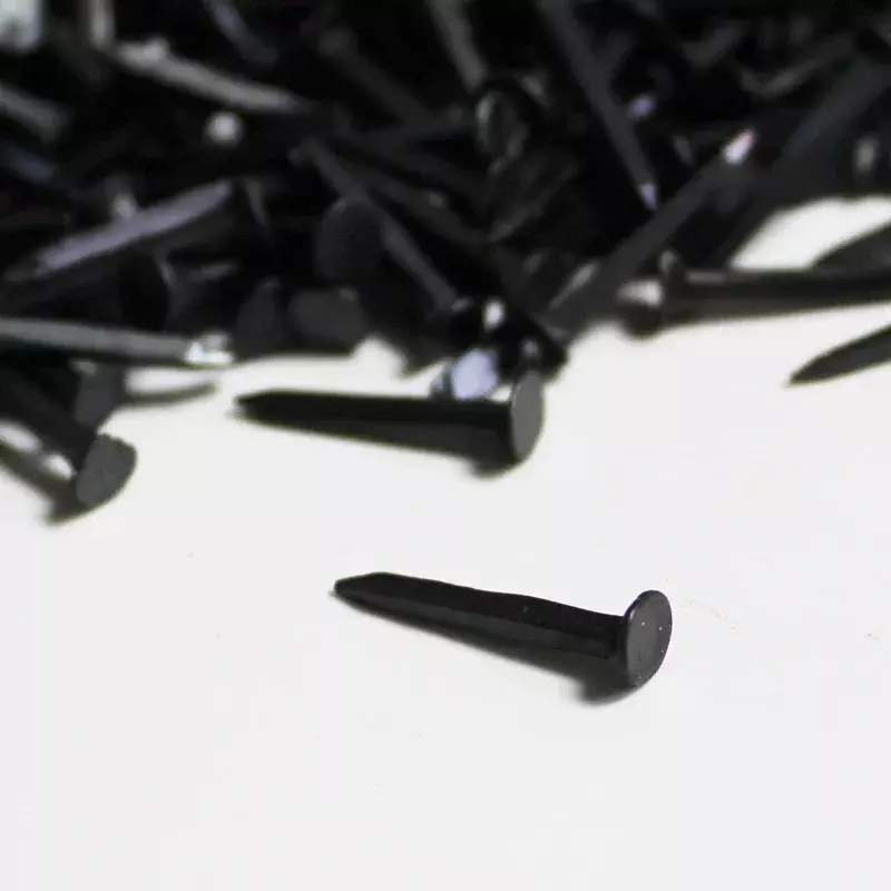 100pcs Shoe Tacks/Nails 10-25mm Square Shank 1.1mm dia. For Lasting, Repairs. Tiny. Small
