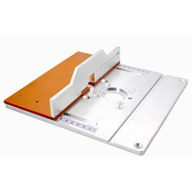 Table Insert Plate Electric Wood Milling Flip Board With Miter Gauge Guide Table Saw Woodworking Workbench