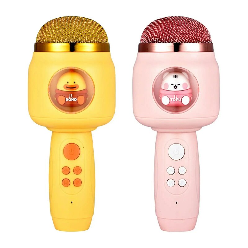 Microphone de chant phtalLED pour enfants, haut-parleur de micro, machine à déterminer, jouet pour filles et garçons, fête pour adultes, grands cadeaux