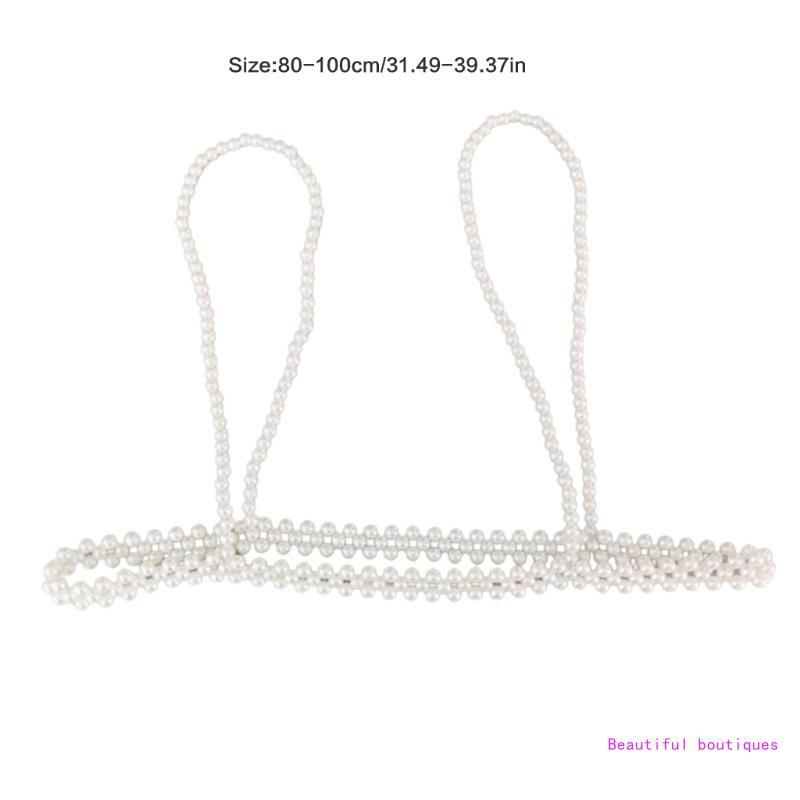 Collana perle robuste Gioielli per corpo per le donne Costume Choker Dichiarazione pendente DropShip