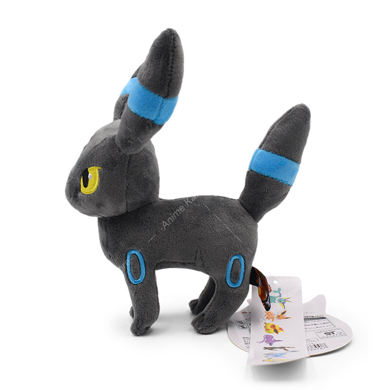 Umbreon juguete de Peluche de Pokémon, muñecos de animales de dibujos animados, Kawaii, Eeveelution, Umbreon