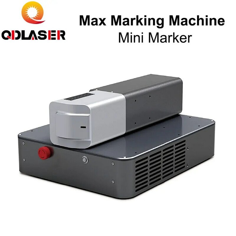 Оптоволоконная лазерная маркировочная машина QDLASER, 20 Вт, мини-маркер для маркировки металла, нержавеющей стали