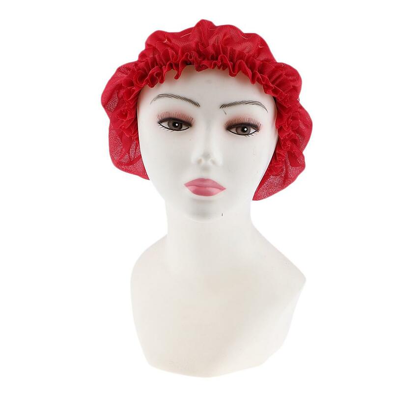 Beautiful Women  Hats Hairstyling Turban Hairdressing Cap Head Cover
