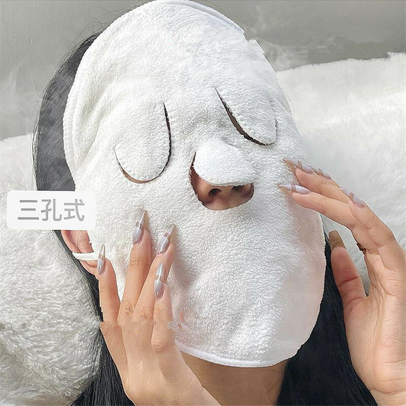 1 Stuk Warm Kompres Katoenen Handdoek Spa Gezicht Handdoek Masker Gezicht Open Poriën Hydraterende Steamer Warme Koude Huidverzorging Vrouwen Make-Up Tool 2 #