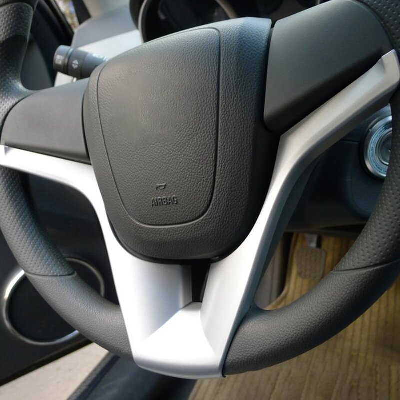 ABS 스티어링 휠 패널 커버 트림, 보호대 커버 패널 장식, 쉐보레 크루즈 2009-2015 용 자동차 액세서리