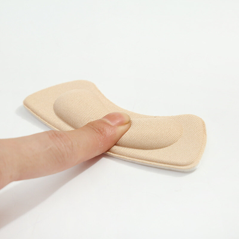 1 paio di cuscinetti per tallone spugna di alta qualità cuscinetti per tallone morbidi invisibili sul retro scarpe con tacco alto Grip fodera adesiva inserto per cuscino solette per cuscino