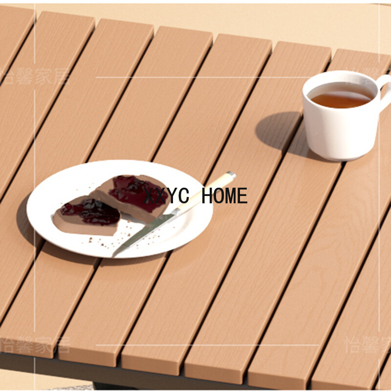 طقم طاولة قهوة شاي مربعة من الخشب الصلب ، كرسي بسيط ، أثاث حديث بسيط ، كرسي ، غرفة معيشة