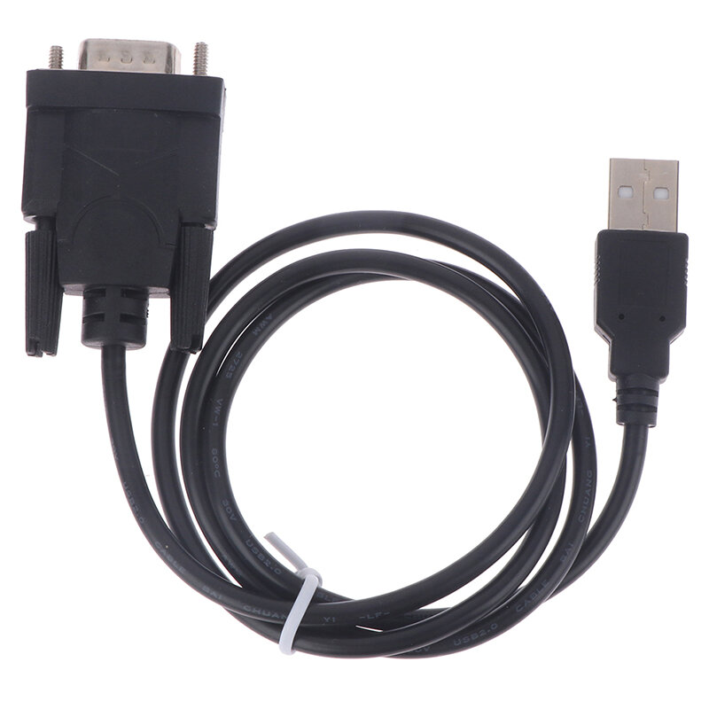 Konverter adaptor kabel, USB RS232 ke DB 9-pin Male Cable Adapter mendukung sistem Win 7 8 10 Pro mendukung berbagai perangkat seri kabel 75cm