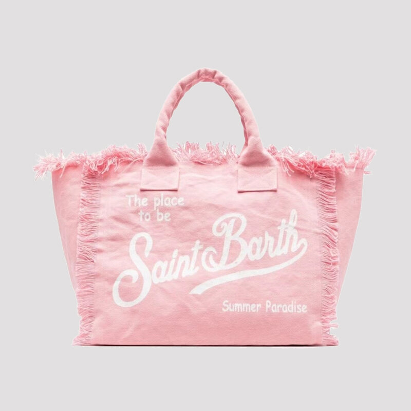 Saint Barth Brand 2024 nuova borsa da donna nappa Design borsa da spiaggia da viaggio Tote Shopper di grande capacità di alta qualità