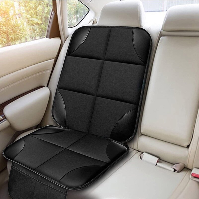 Alfombrilla coche impermeable para niños, cojín asiento seguridad, almohadilla desgaste antideslizante para asiento