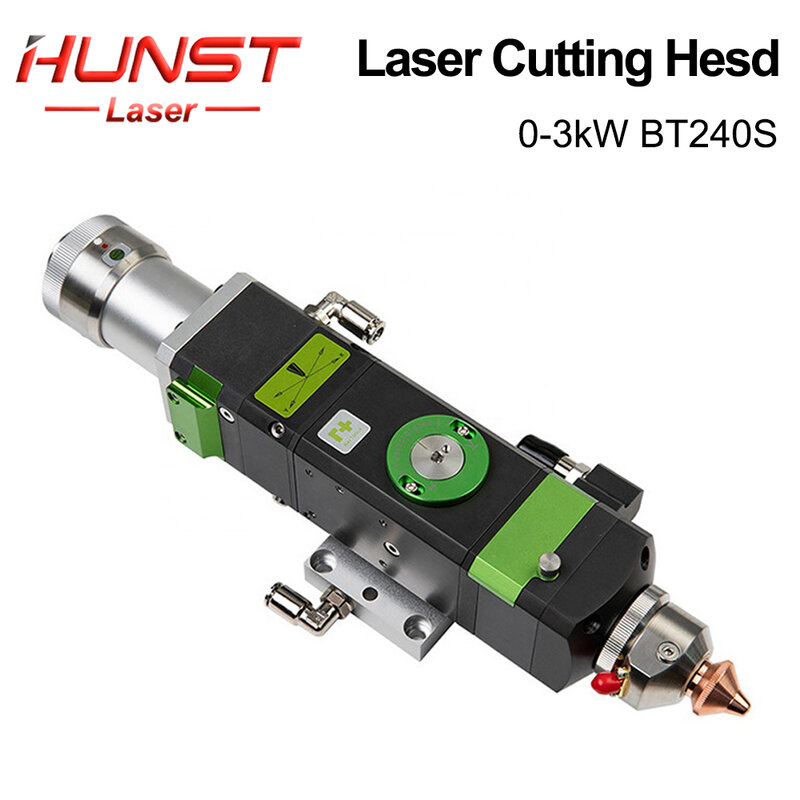 HUNST Raytools Fiber Laser Cutting Head, Focagem manual para QBH Metal, Cut Fiber Laser Cutting Machine, 0-3kW, BT240S