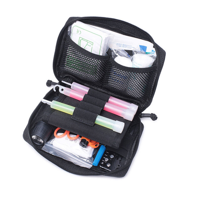 Tactical Molle EDC Medical Kit Pouch, Ferramenta Multifuncional, Cintura Bag, Camuflagem, Caça Acessórios, Caminhadas, Camping, Kit de Emergência
