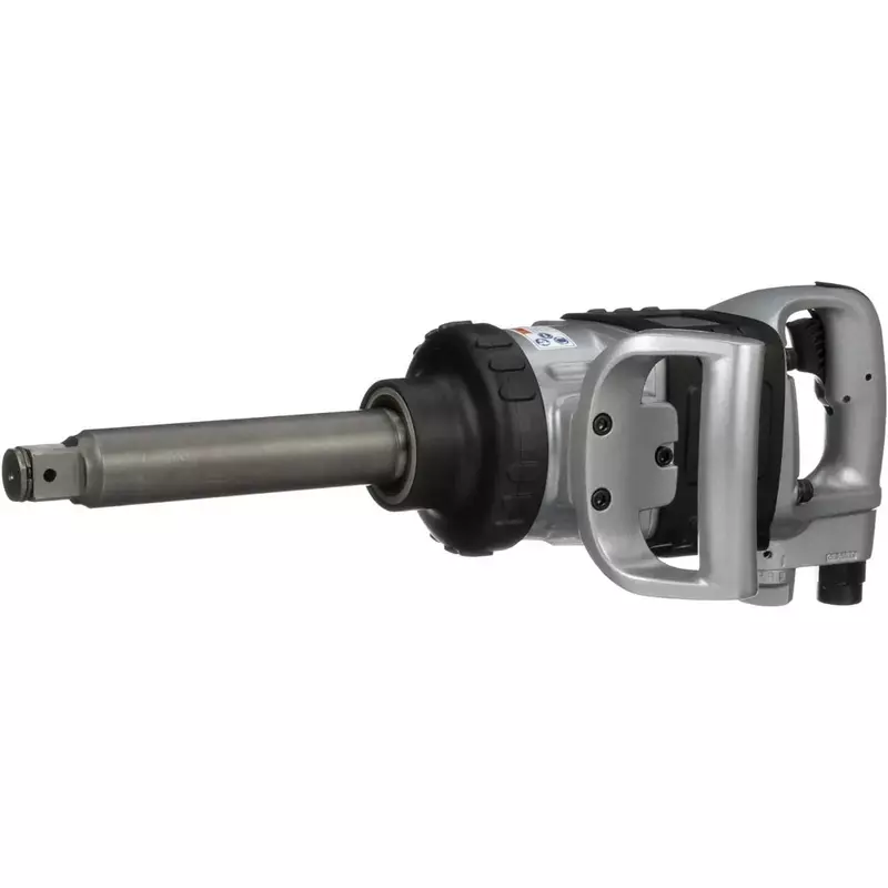 New-Ingersoll Rand 285B-6 1 Pneumatic Impact Wrench - Heavy Duty Torque Output, 6 Inch Extended Anvil, 1 Inch, 2 Handles, Gray